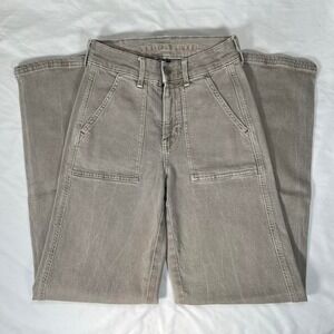Y2K Vintage Styled Khaki Baggy Denim Pants
